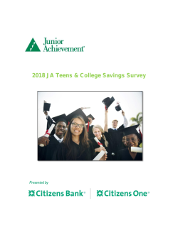 2018 Teens and College Savings